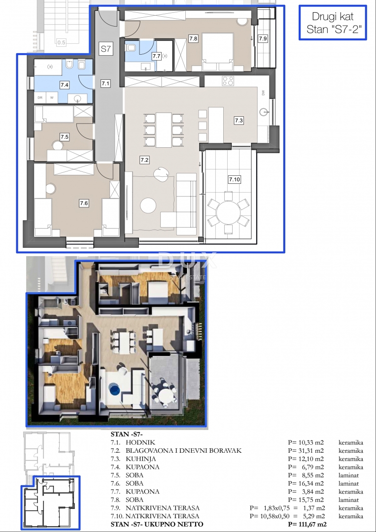 Flat For sale - ISTARSKA LABIN