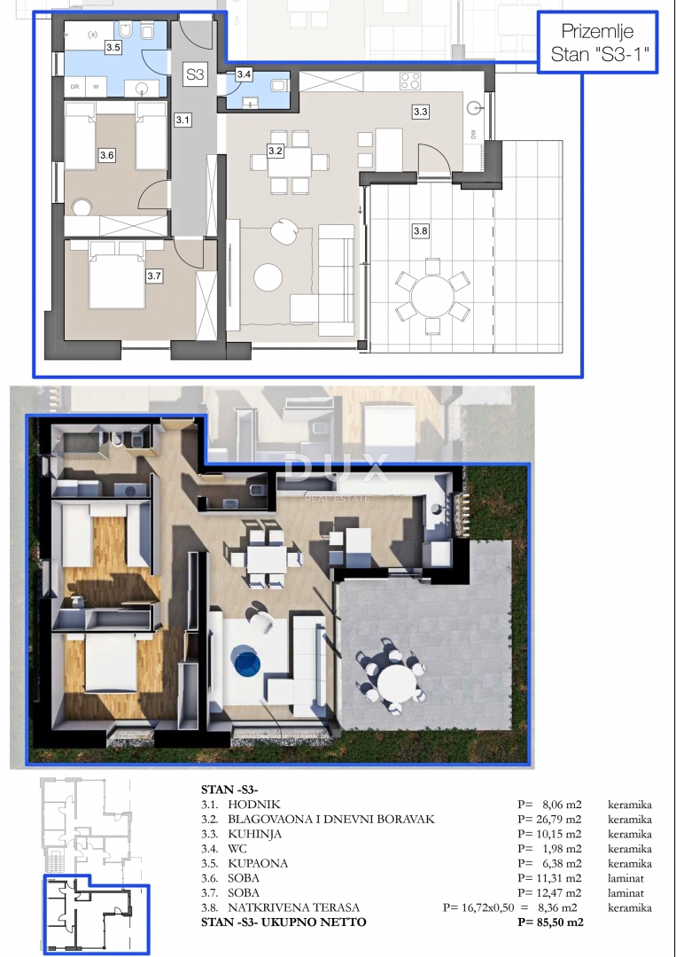 Flat For sale - ISTARSKA LABIN