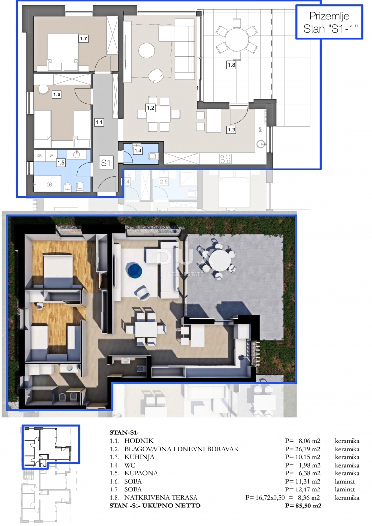 Appartement À vendre - ISTARSKA LABIN