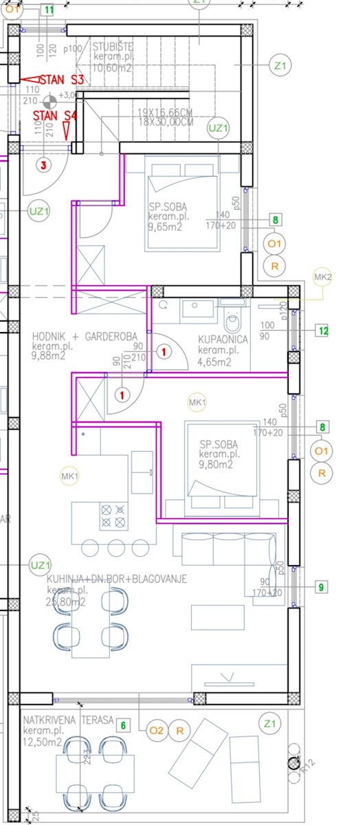 Flat For sale - ŠIBENSKO-KNINSKA VODICE