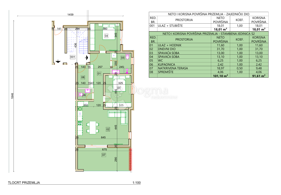 Apartment Zu verkaufen - ŠIBENSKO-KNINSKA TRIBUNJ