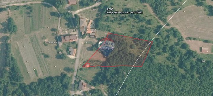 Działka na sprzedaż 4848 m² – Buzet