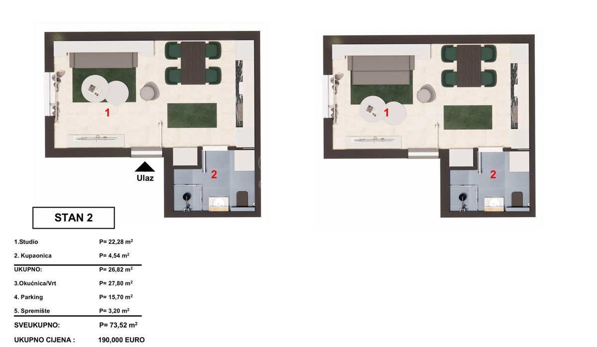 Apartment Zu verkaufen - ŠIBENSKO-KNINSKA ŠIBENIK