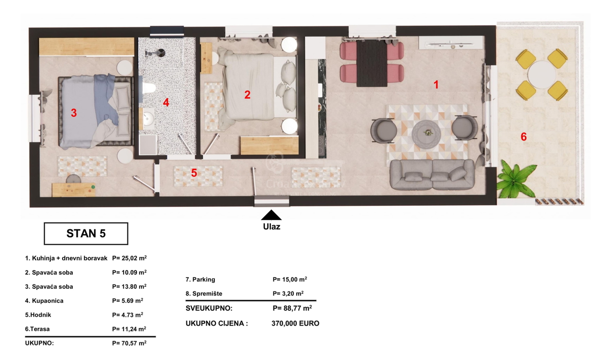 Apartment Zu verkaufen - šibensko-kninska šibenik - foto 2/9