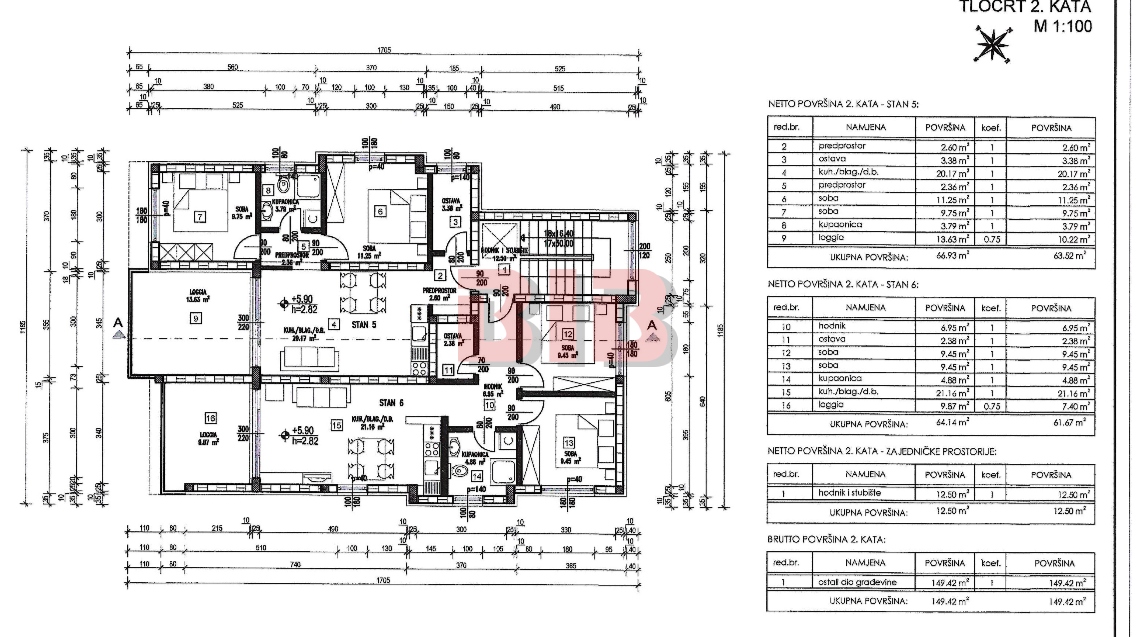 Flat For sale - PRIMORSKO-GORANSKA NOVI VINODOLSKI