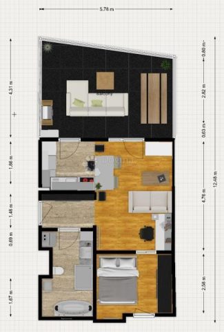 Apartmán na prodej 62 m² – Samobor