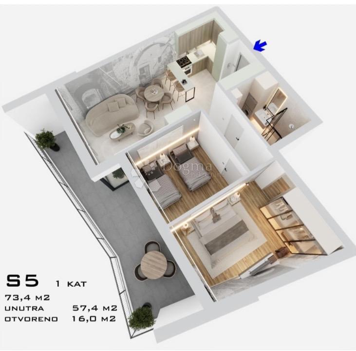 Apartma Na predaj - ŠIBENSKO-KNINSKA ŠIBENIK