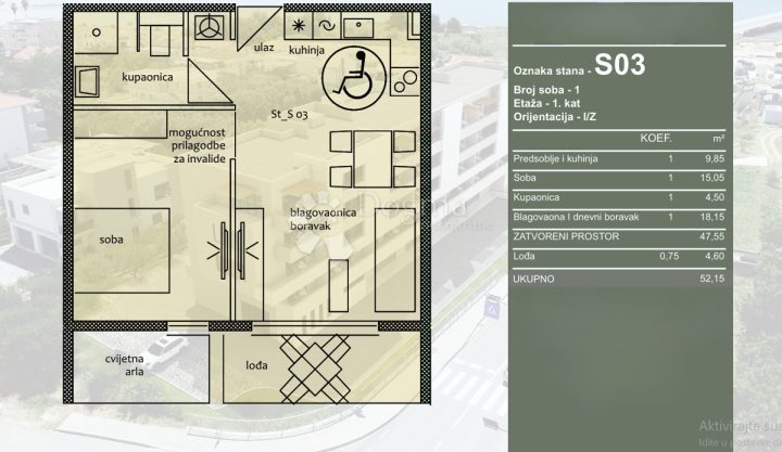 Appartement À vendre - Splitsko-dalmatinska Trogir - foto 2/3
