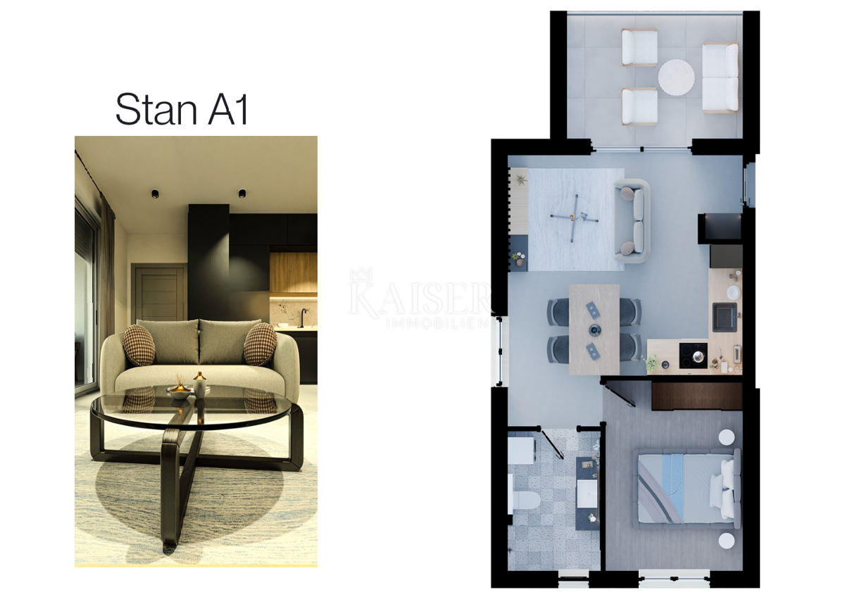 Flat For sale - ŠIBENSKO-KNINSKA ROGOZNICA