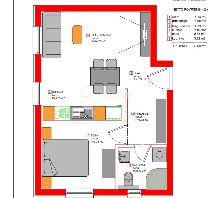 Apartment Zu verkaufen - ZADARSKA ZADAR