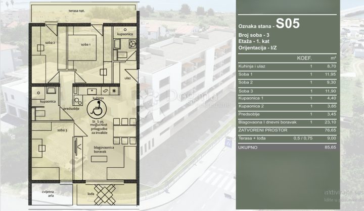 Appartamento In vendita - Splitsko-dalmatinska Trogir - foto 2/3