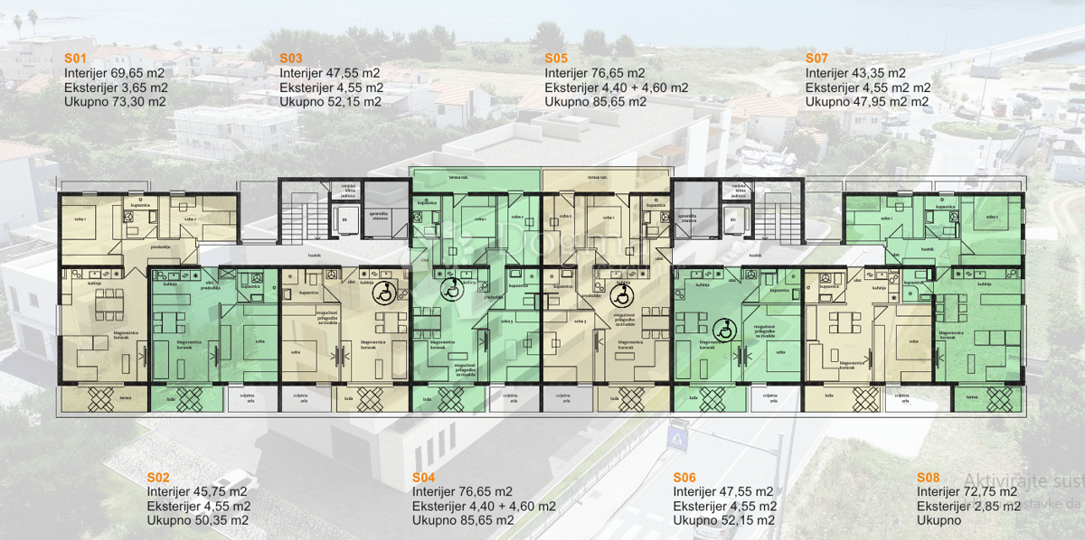Apartment Zu verkaufen - Splitsko-dalmatinska Trogir - foto 3/3