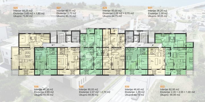 Apartment Zu verkaufen - Splitsko-dalmatinska Trogir - foto 3/3