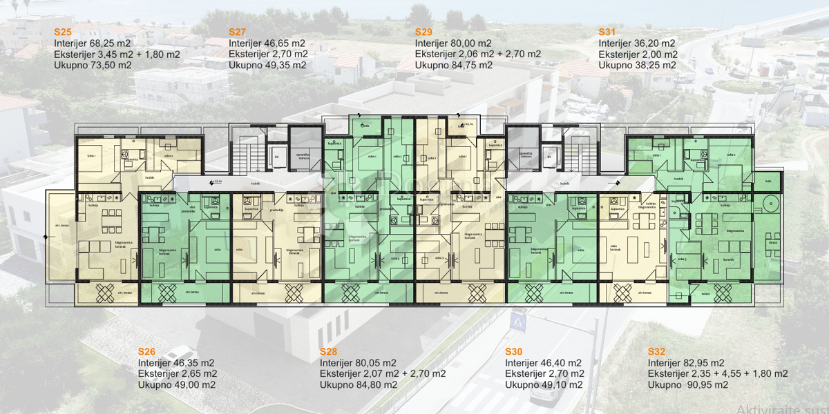 Apartment Zu verkaufen - Splitsko-dalmatinska Trogir - foto 3/3