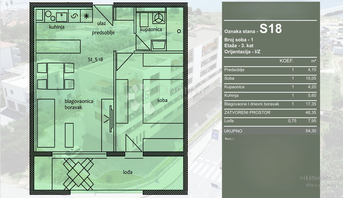 Apartma Na predaj - Splitsko-dalmatinska Trogir - foto 2/3