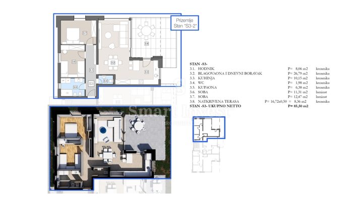 Flat For sale - Istarska Labin - foto 4/7