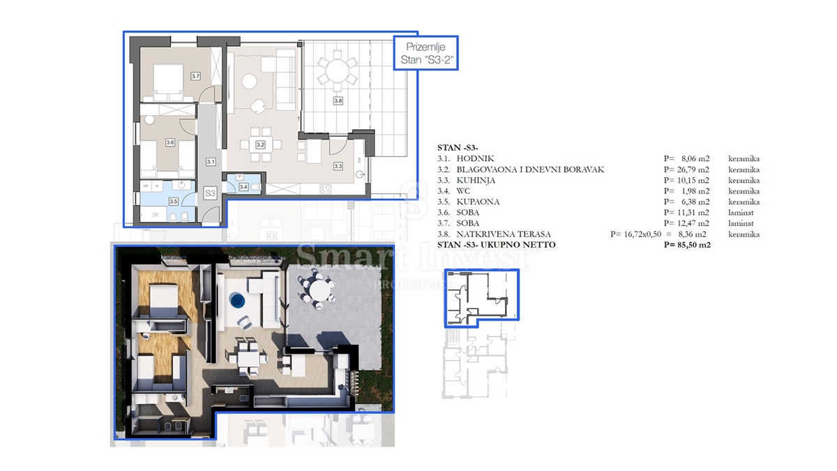 Flat For sale - ISTARSKA LABIN