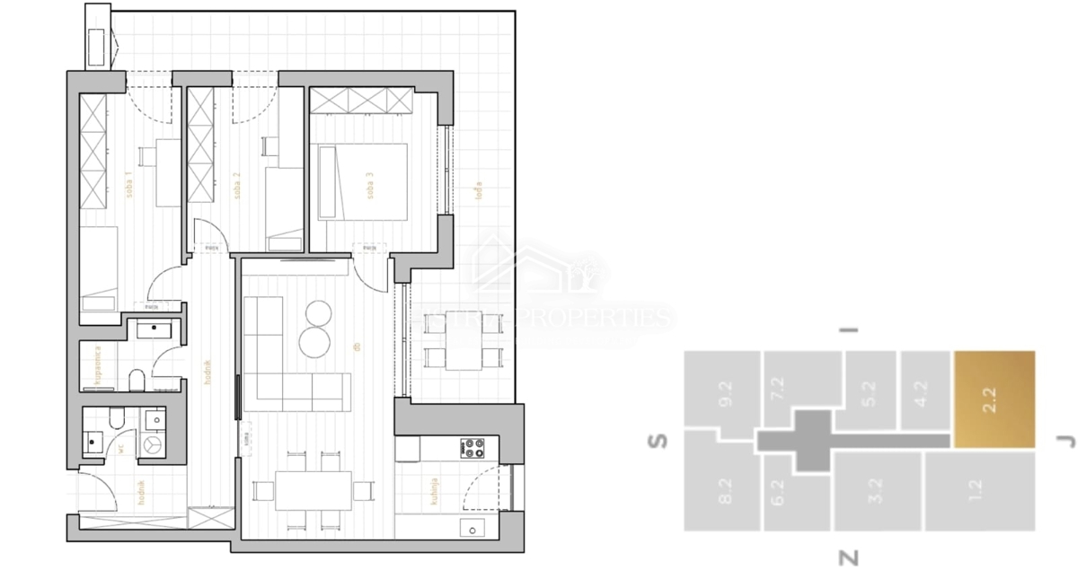 Flat For sale - PRIMORSKO-GORANSKA RIJEKA