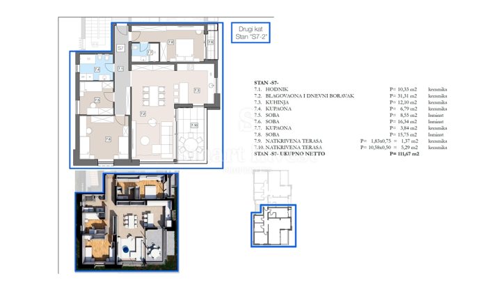 Flat For sale - Istarska Labin - foto 4/7