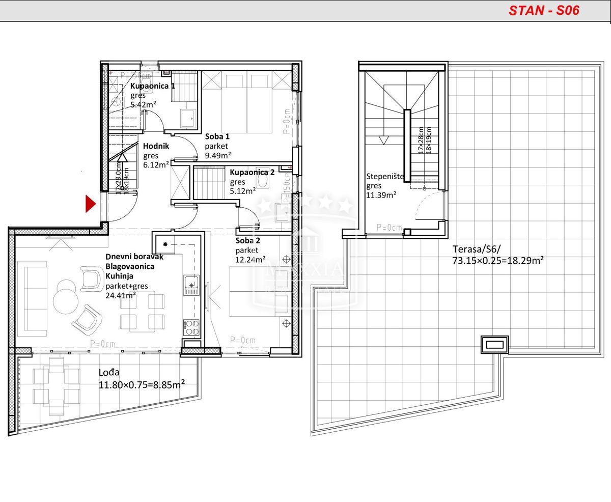 Apartment Zu verkaufen - ZADARSKA SUKOŠAN