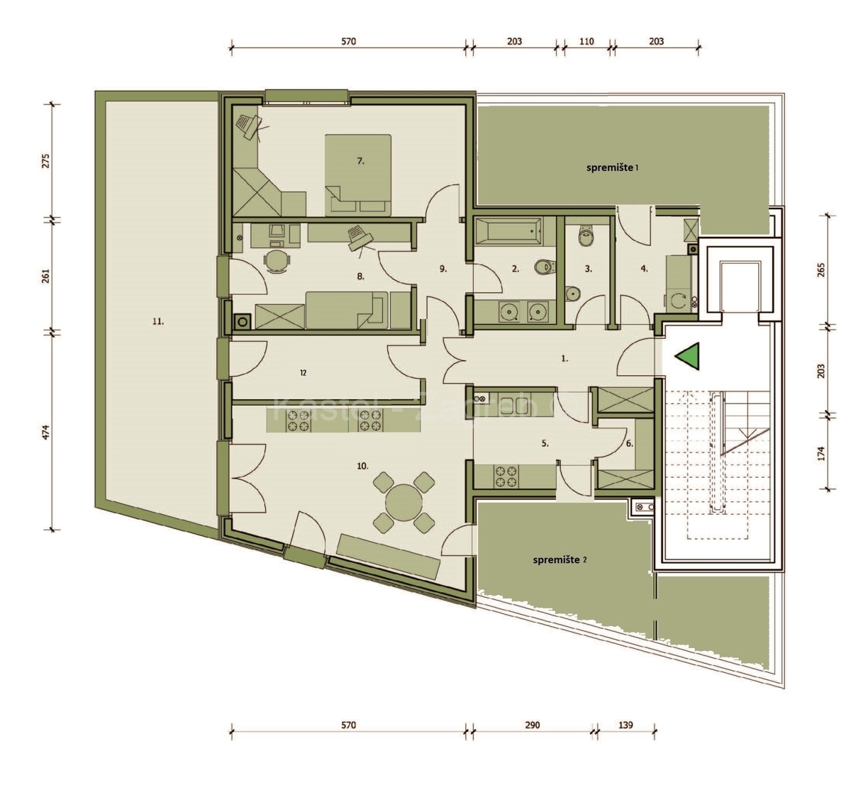 Appartement À vendre - GRAD ZAGREB ZAGREB