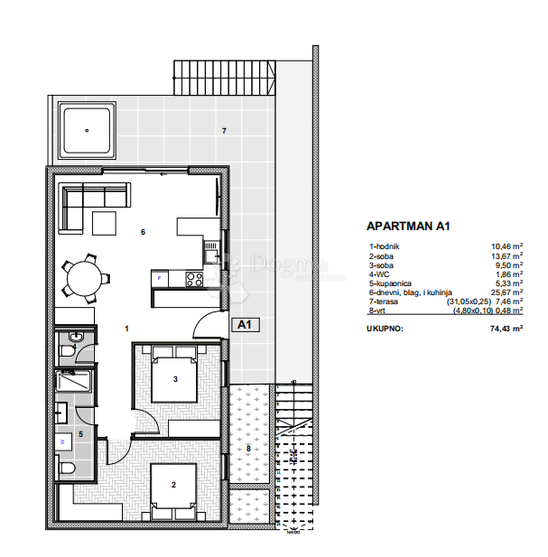 Apartment Zu verkaufen - SPLITSKO-DALMATINSKA TROGIR