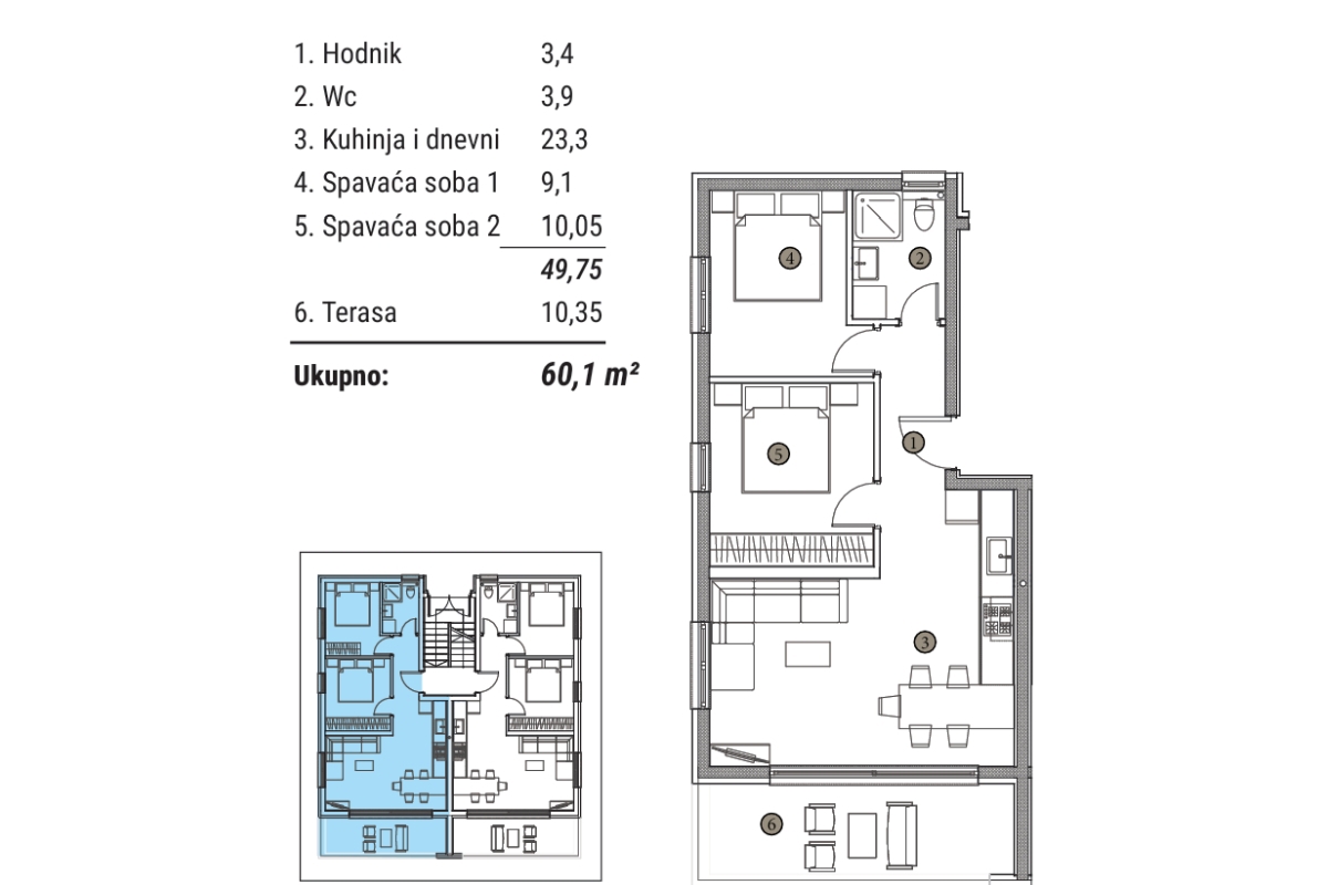 Apartmán Na prodej - SPLITSKO-DALMATINSKA TROGIR