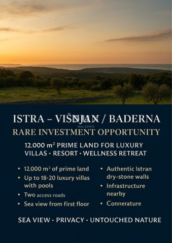 Działka na sprzedaż 12005 m² – Višnjan