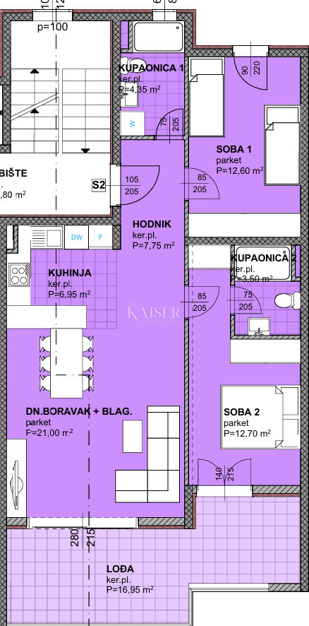 Apartment Zu verkaufen - Splitsko-dalmatinska Makarska - foto 3/3