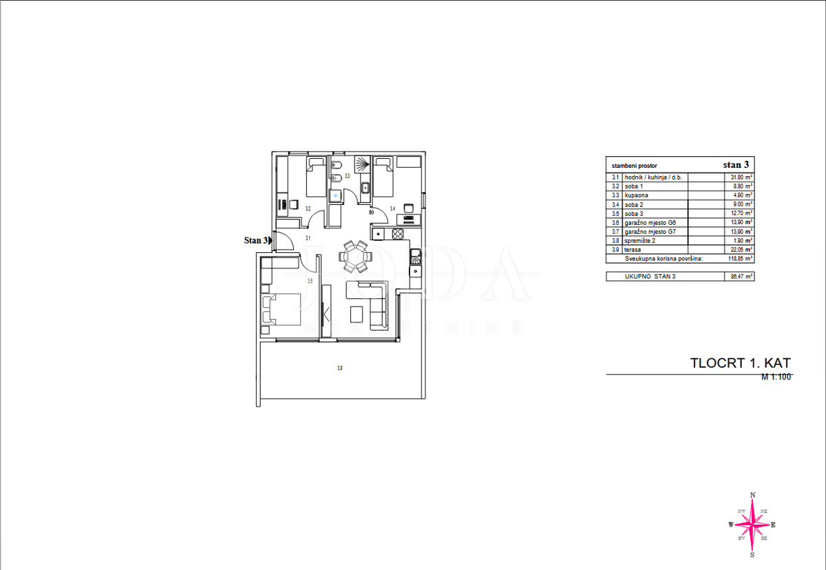 Apartment Zu verkaufen - PRIMORSKO-GORANSKA RIJEKA