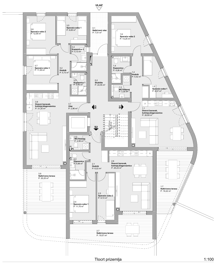 Flat For sale - ŠIBENSKO-KNINSKA VODICE