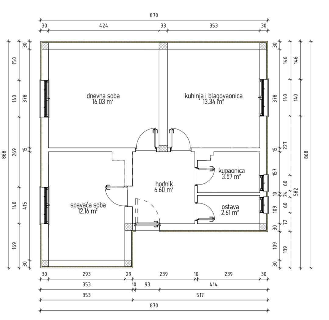 Flat For sale - OSJEČKO-BARANJSKA OSIJEK