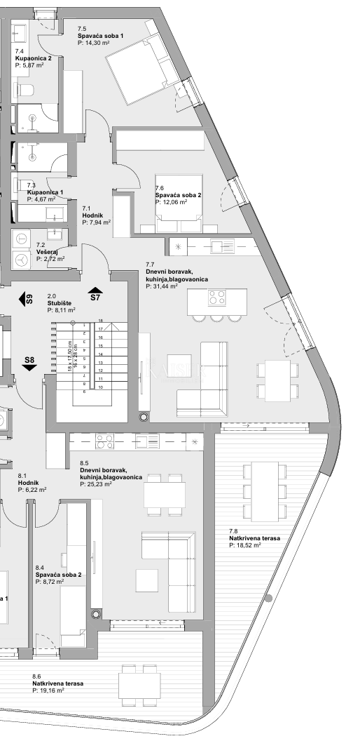 Flat For sale - ŠIBENSKO-KNINSKA VODICE