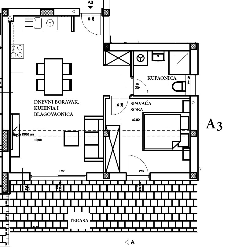 Flat For sale - ŠIBENSKO-KNINSKA VODICE