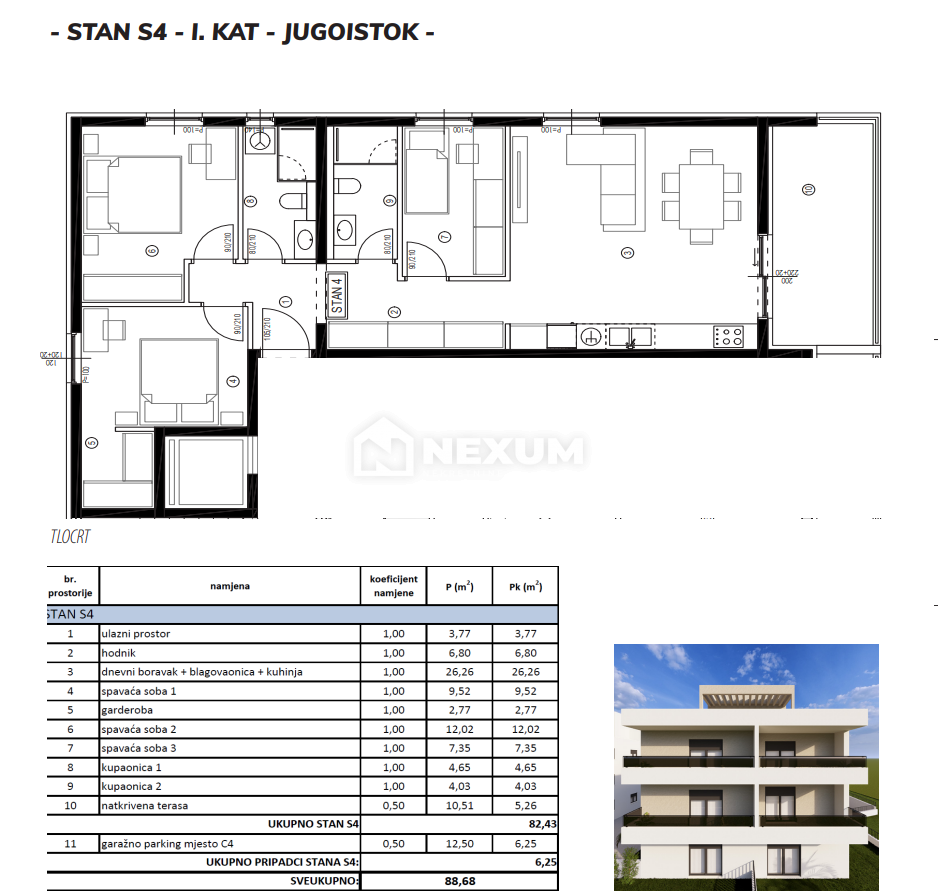 Stan Na prodaju - SPLITSKO-DALMATINSKA KAŠTELA