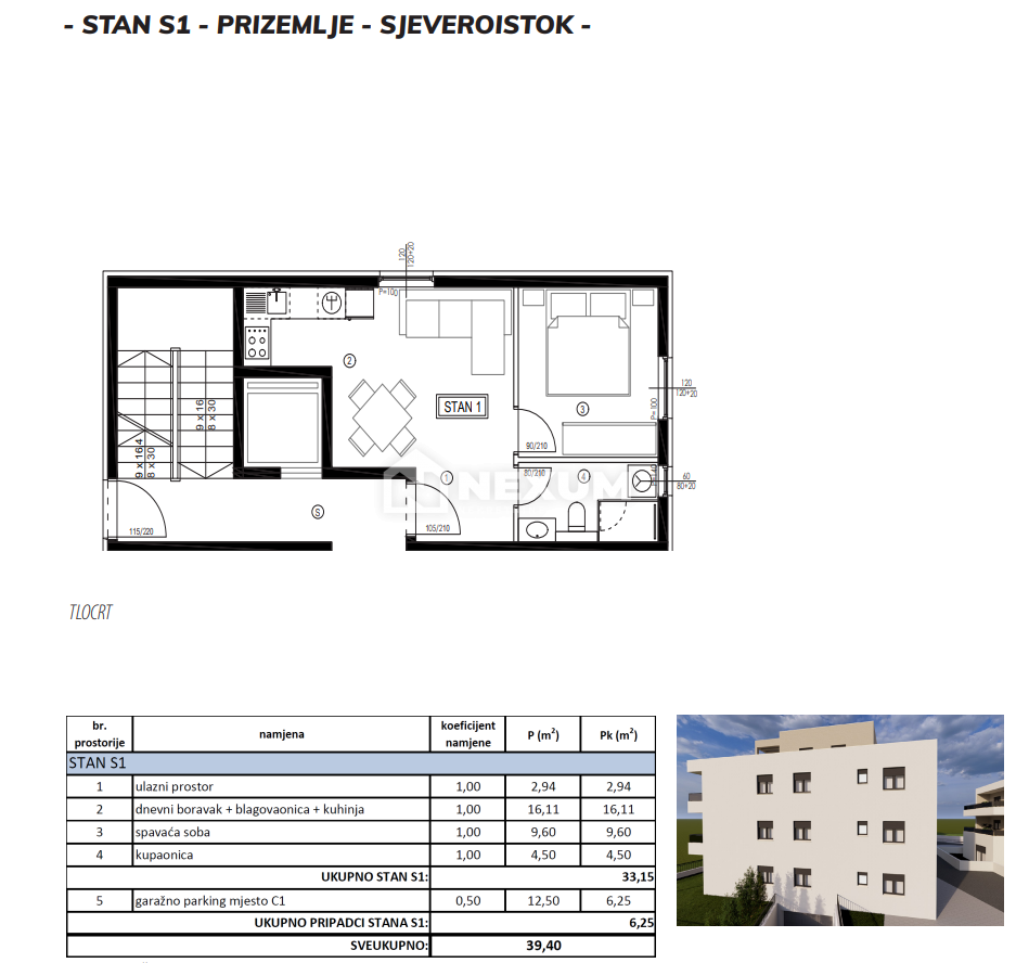 Stan Na prodaju - SPLITSKO-DALMATINSKA KAŠTELA