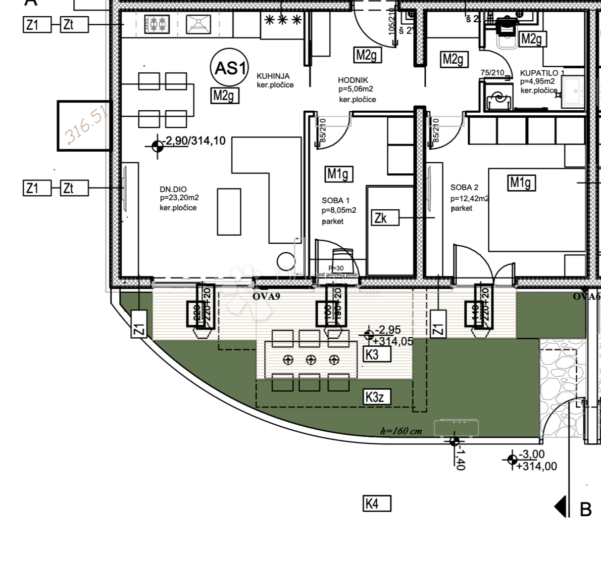 Flat For sale - Splitsko-dalmatinska Trogir - foto 5/6