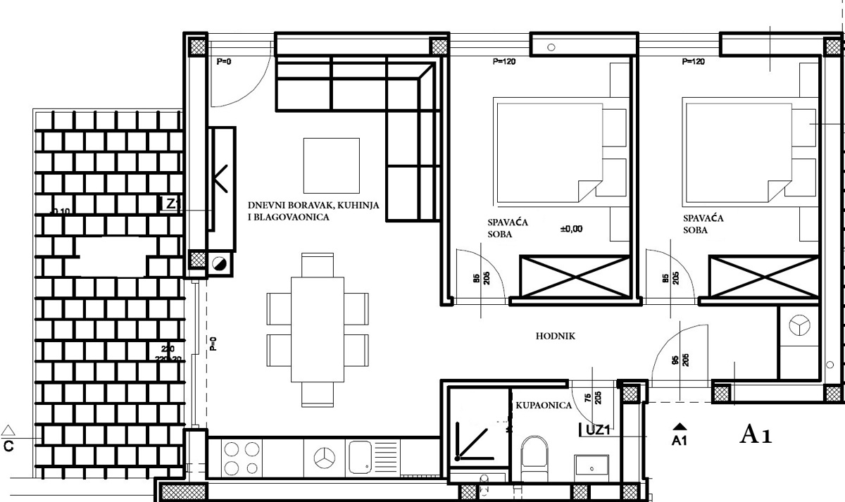 Flat For sale - ŠIBENSKO-KNINSKA VODICE