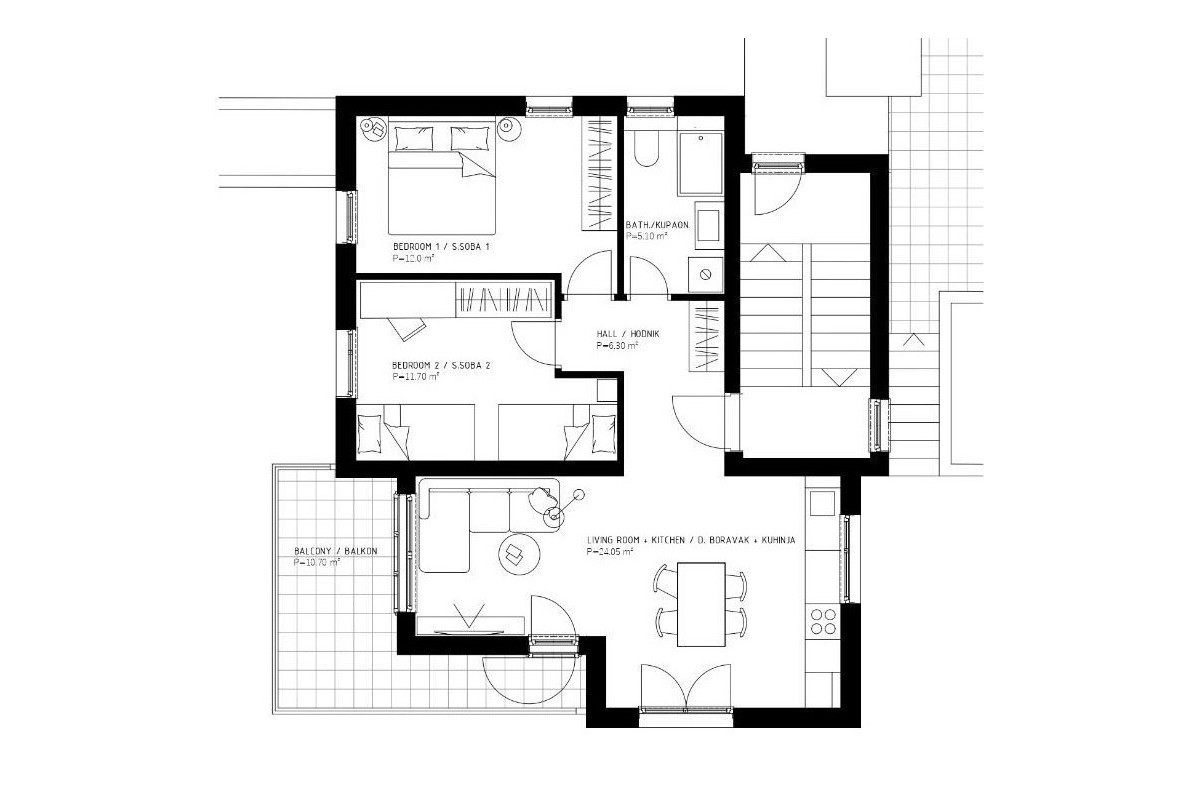 Appartement À vendre - SPLITSKO-DALMATINSKA VIS