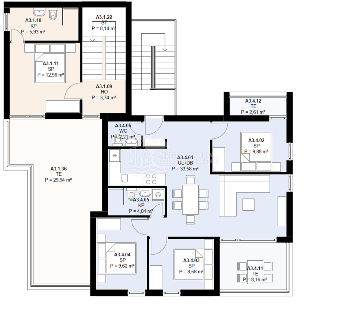 Appartement À vendre - SPLITSKO-DALMATINSKA KAŠTELA
