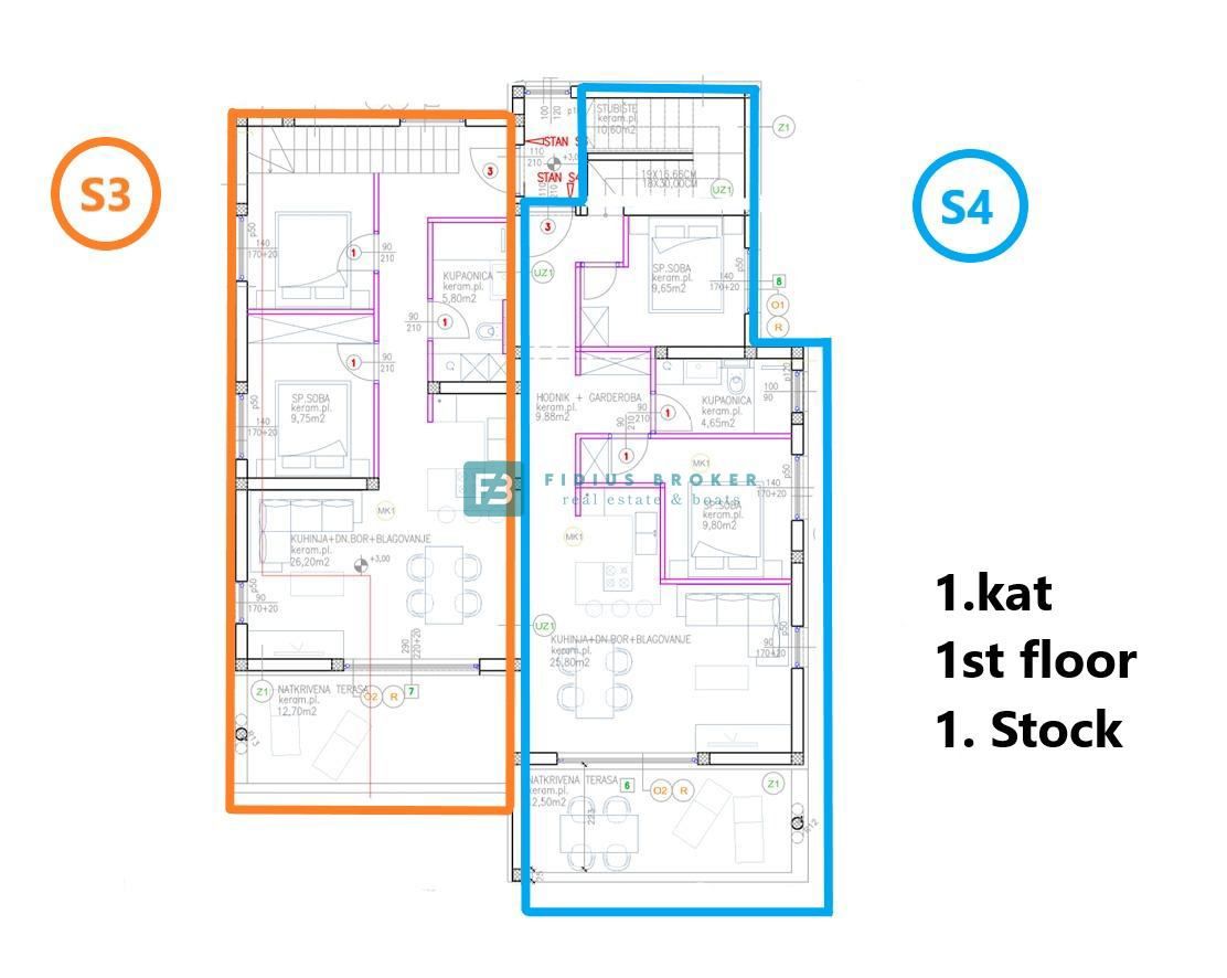 Flat For sale - ŠIBENSKO-KNINSKA VODICE