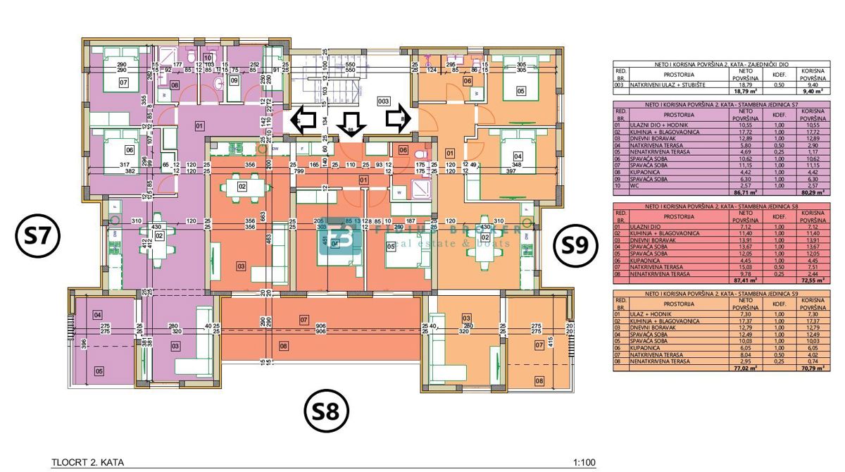 Flat For sale - ŠIBENSKO-KNINSKA VODICE