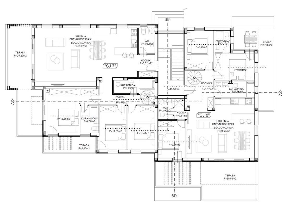 Appartement À vendre - ŠIBENSKO-KNINSKA VODICE