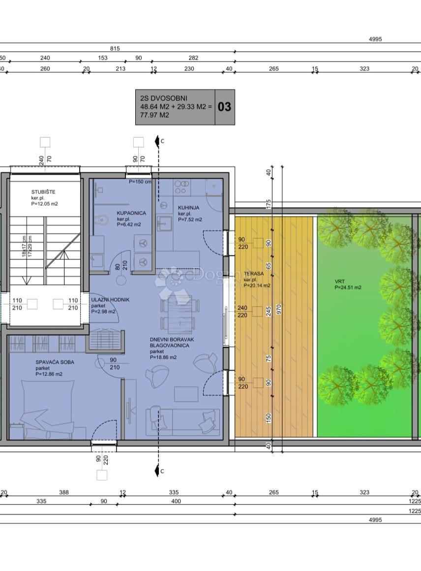 Appartement À vendre - KARLOVAČKA DUGA RESA