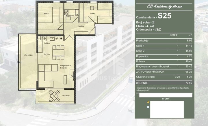 Apartment Zu verkaufen - Splitsko-dalmatinska Trogir - foto 3/3