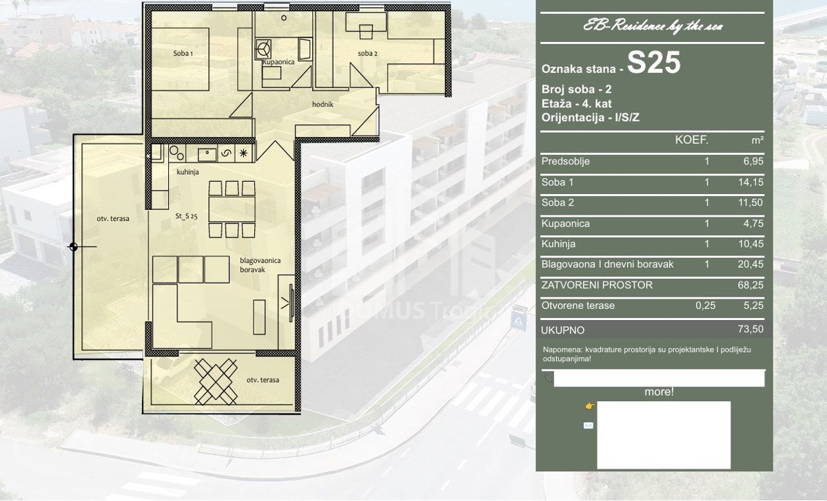 Flat For sale - Splitsko-dalmatinska Trogir - foto 3/3