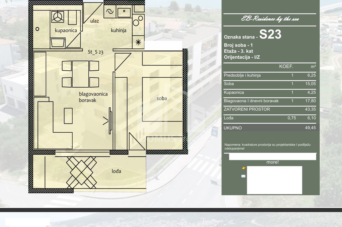 Flat For sale - Splitsko-dalmatinska Trogir - foto 3/3