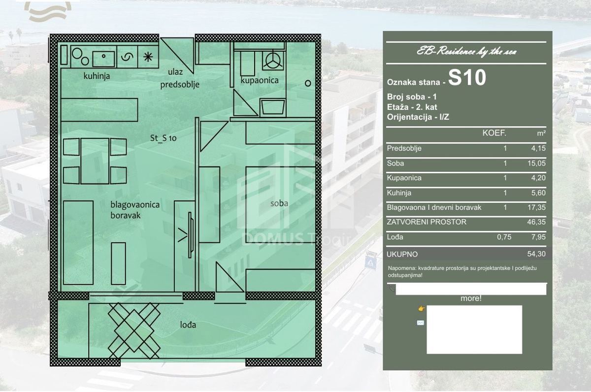 Apartmán Na prodej - Splitsko-dalmatinska Trogir - foto 3/3