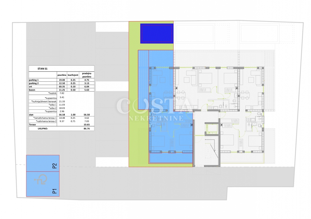 Appartement À vendre - ZADARSKA NIN
