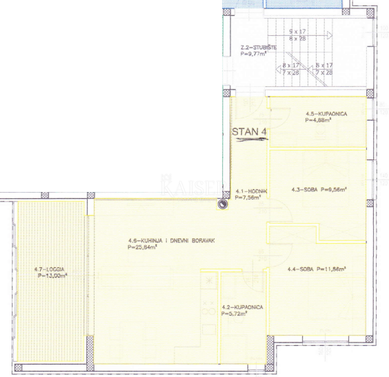 Apartma Za najem - ZADARSKA SUKOŠAN